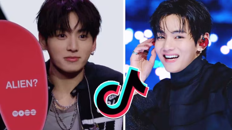 Ywywv from BTS's V Makes Viral TikTok Debut With Jungkook Playfully Scolds Him Over Video Quality