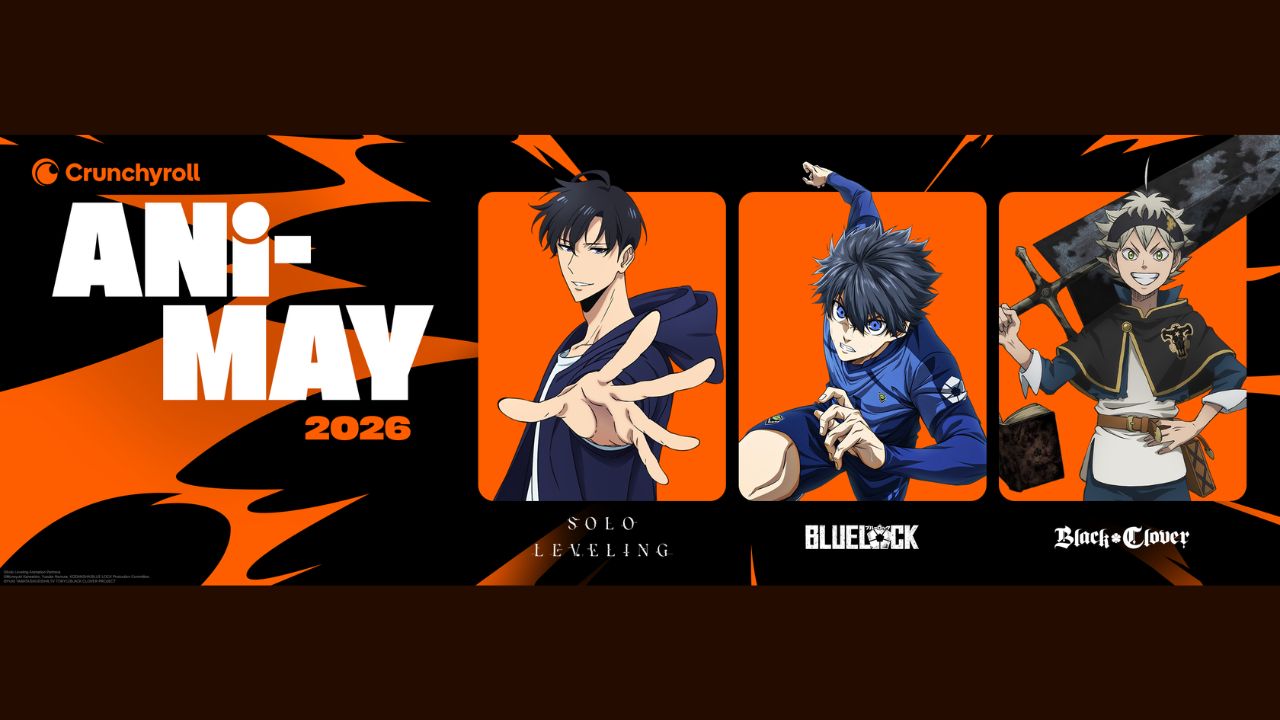 Ani may Promotional Poster from Crunchyroll Ani-May Brings Worldwide Anime Experiences Across Streaming, Gaming, and Events