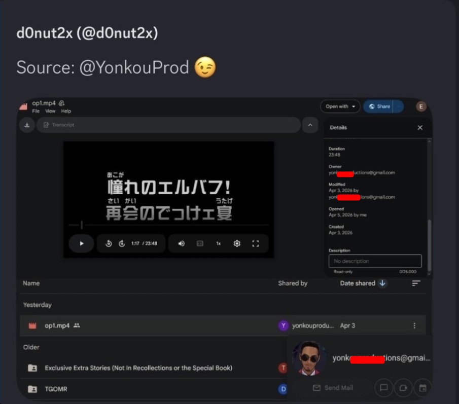 One Piece Leak Metadata