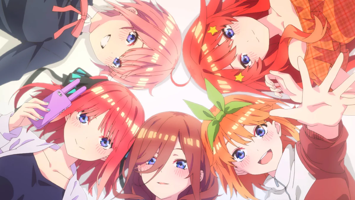 A still from The Quintessential Quintuplets