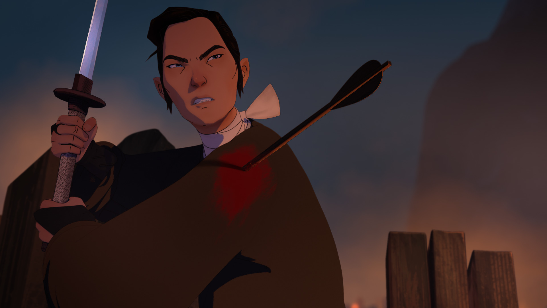 BLUE EYE SAMURAI first look