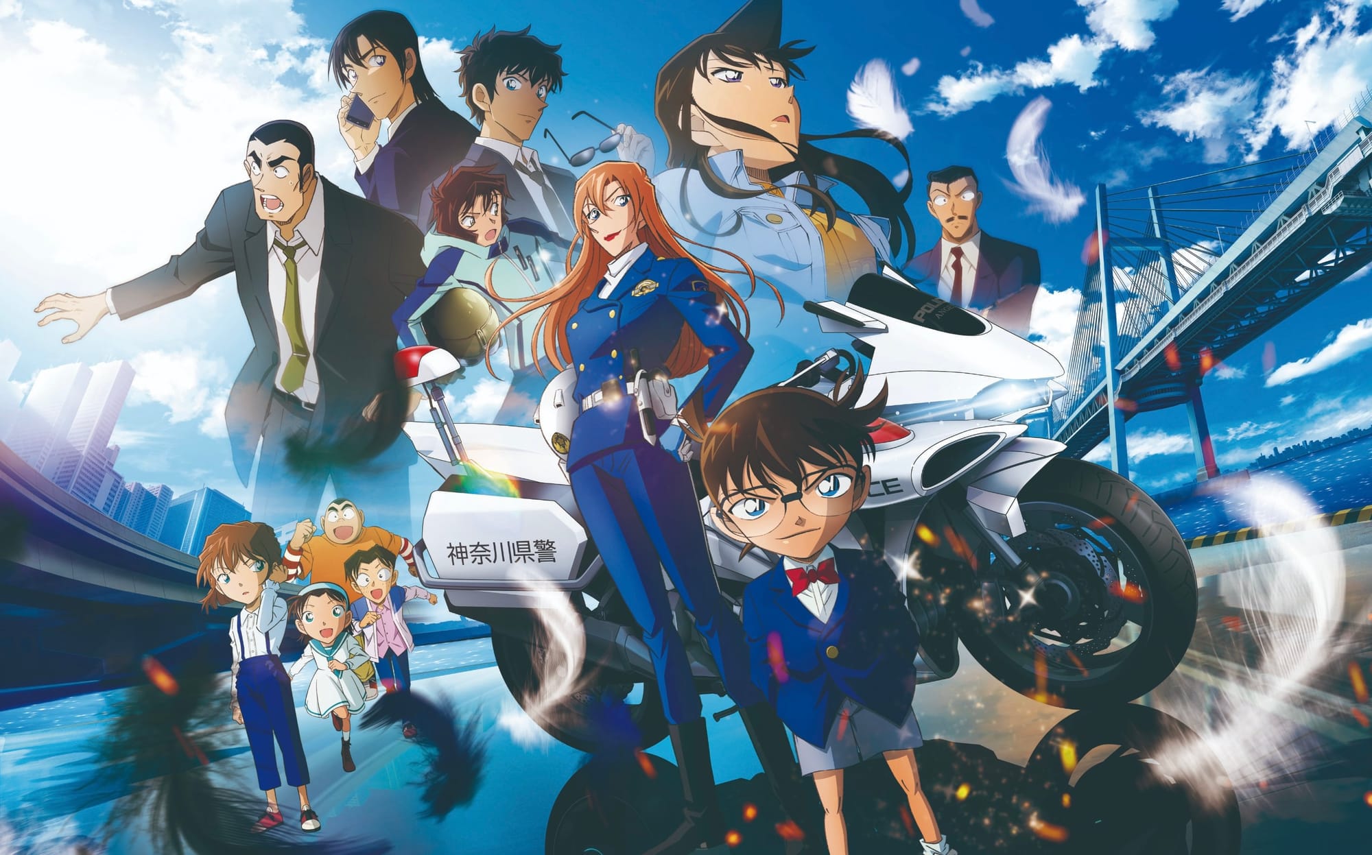 Detective Conan Fallen Angel of the Highway poster from Vertex Force: Original Mecha Anime Sets October 2026 Premiere With First Trailer and Staff Details