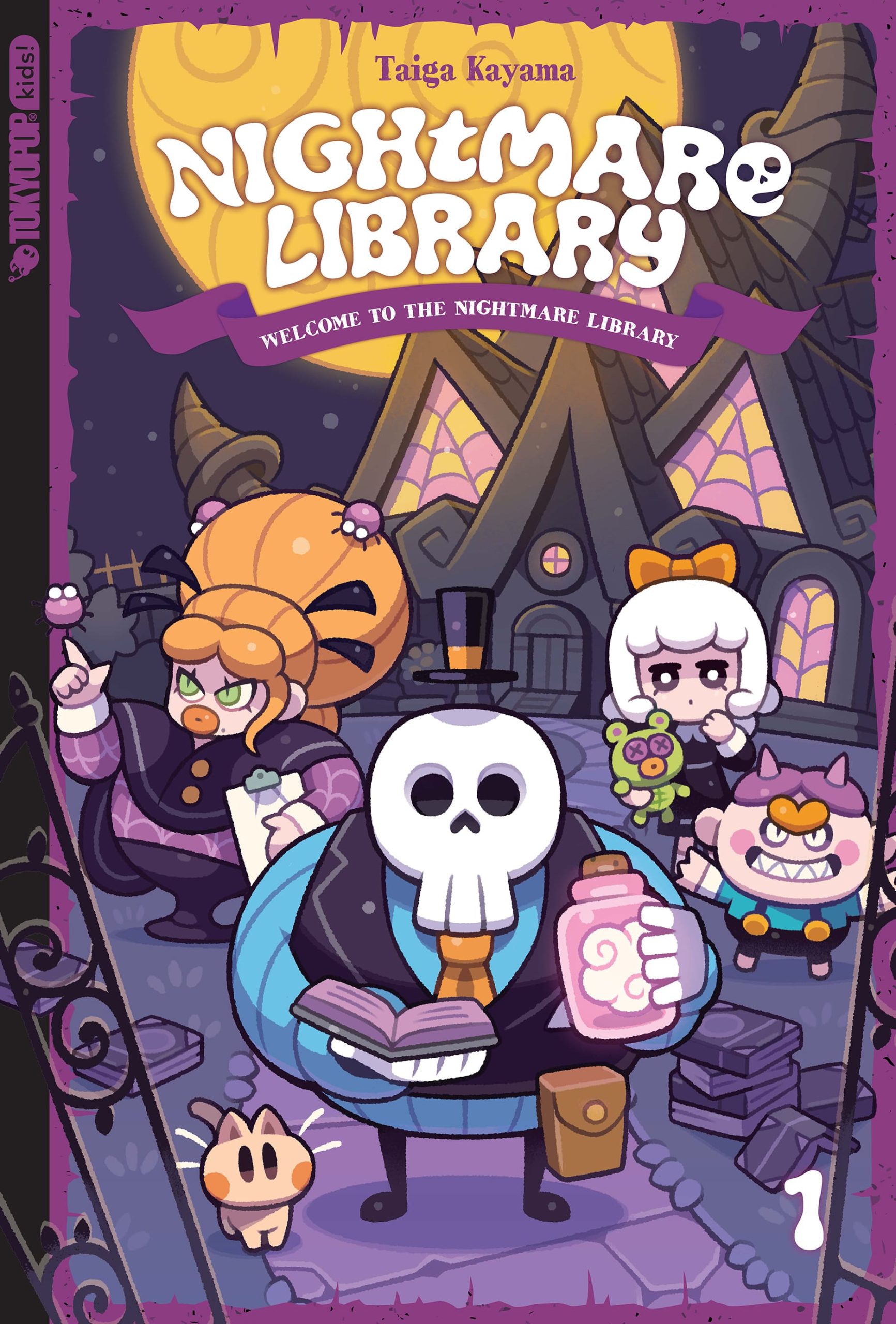 Nightmare Library 01 Front Cover 1 from TOKYOPOP Launches TOKYOPOP Kids Imprint to Expand Manga for Younger Readers