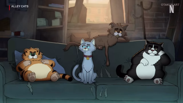 Netflix Drops First Trailer for Alley Cats: Ricky Gervais Unleashes New Adult Animated Series With “Nine Lives Zero F*s” Energy**