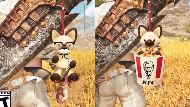 Monster Hunter Wilds Adds Free KFC Felyne Pendants in Surprise Global Release