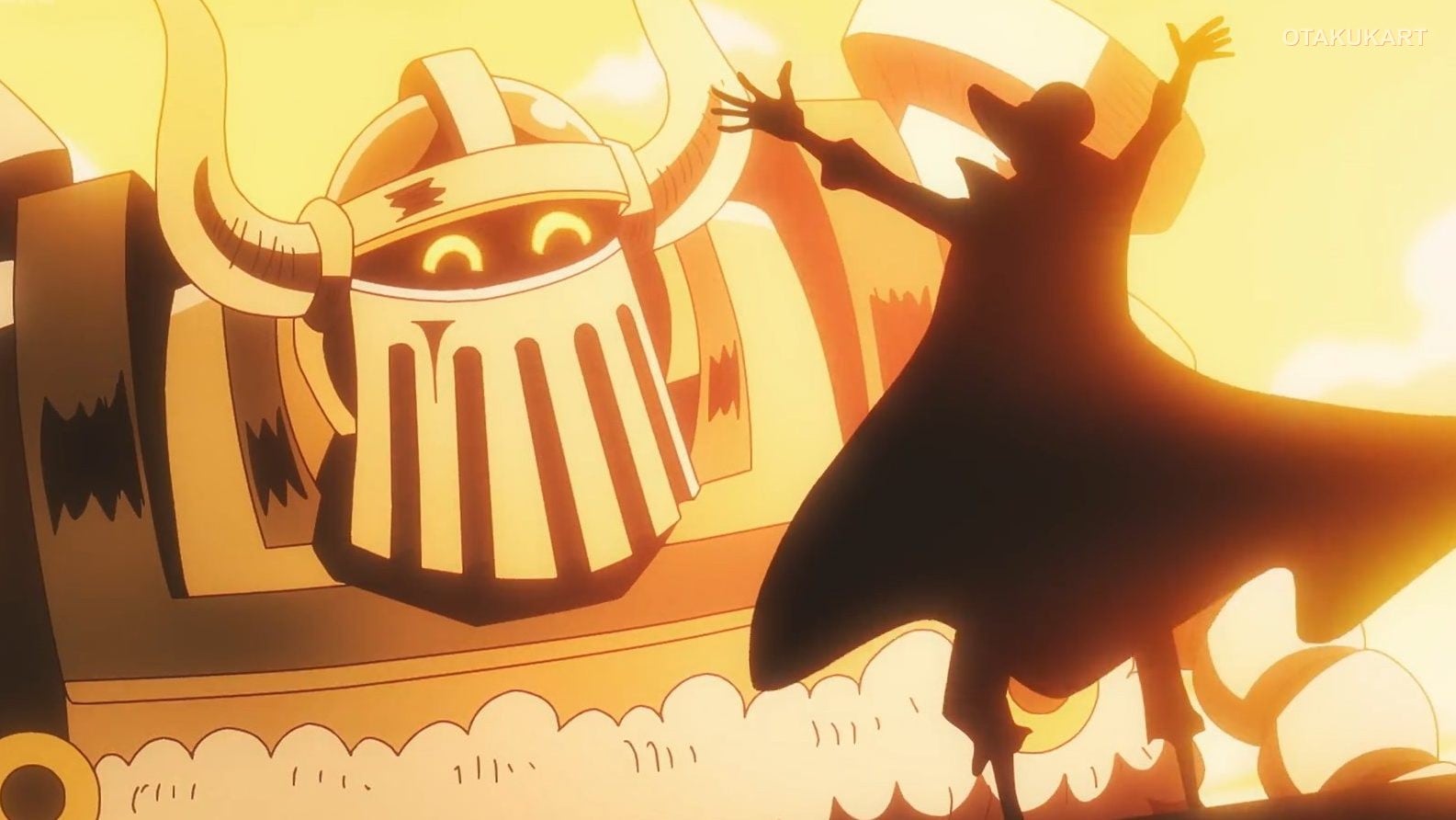 Joy Boy and Emet in flash during Egghead Arc