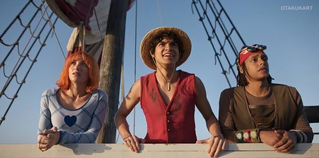 Luffy, Nami, Usopp from One Piece Live-Action