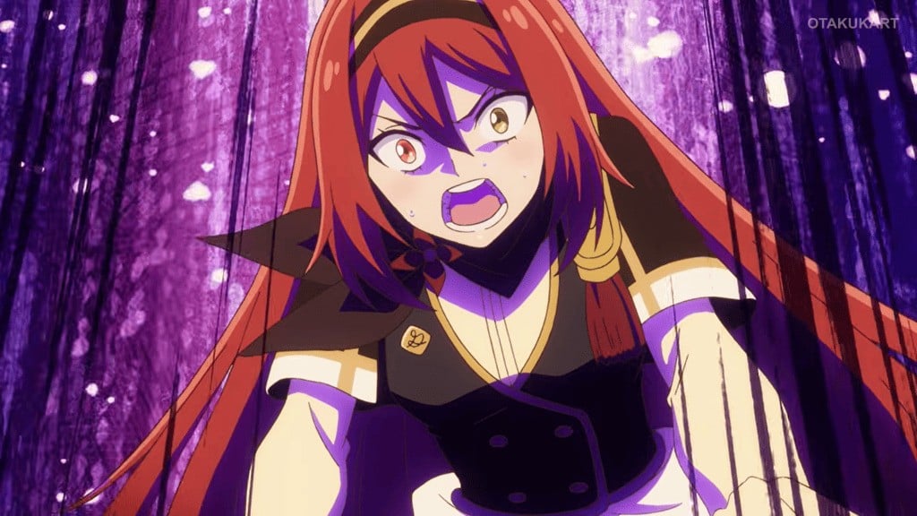 Lorna Hermit looks shocked as she unleashes her "Internet" cheat skill in a dramatic scene.
