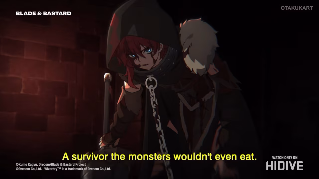 BLADE & BASTARD Anime Confirmed as HIDIVE Exclusive for 2027, New Teaser Trailer Released