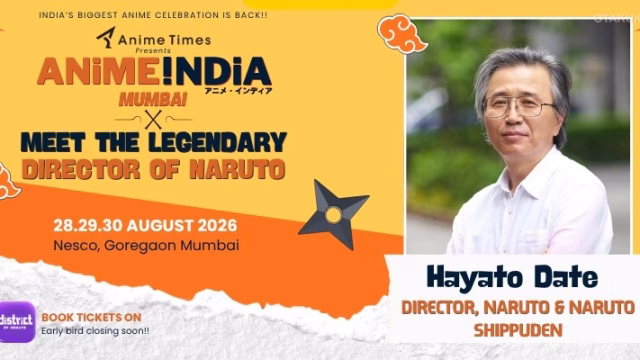 Anime India Mumbai 2026 Confirms Naruto Director Hayato Date as Headline Guest in Landmark Fan Event