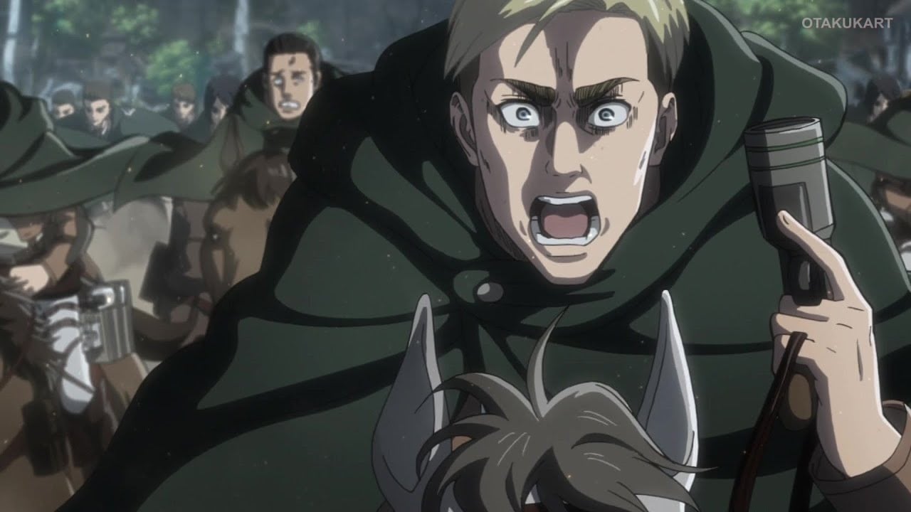 Erwin Smith's Final Charge from Attack on Titan