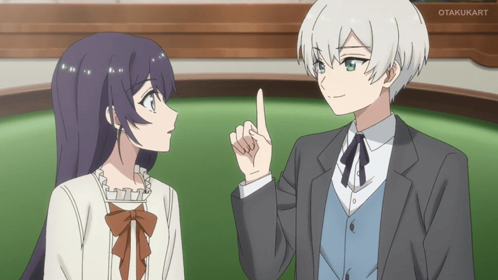 Even Though I'm a Super Timid Noblewoman anime characters Reirin and Sekka share a conversation in a newly released Fall 2026 promotional visual.