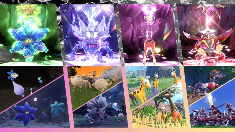 Pokémon Scarlet and Violet Announces Four Big 7 Star Tera Raids