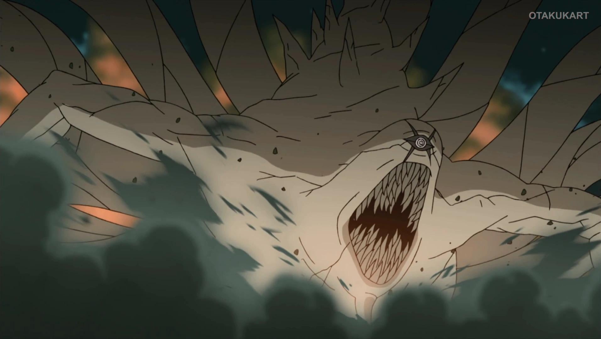 The Ten-Tails' Concentrated Tailed Beast Energy from Naruto