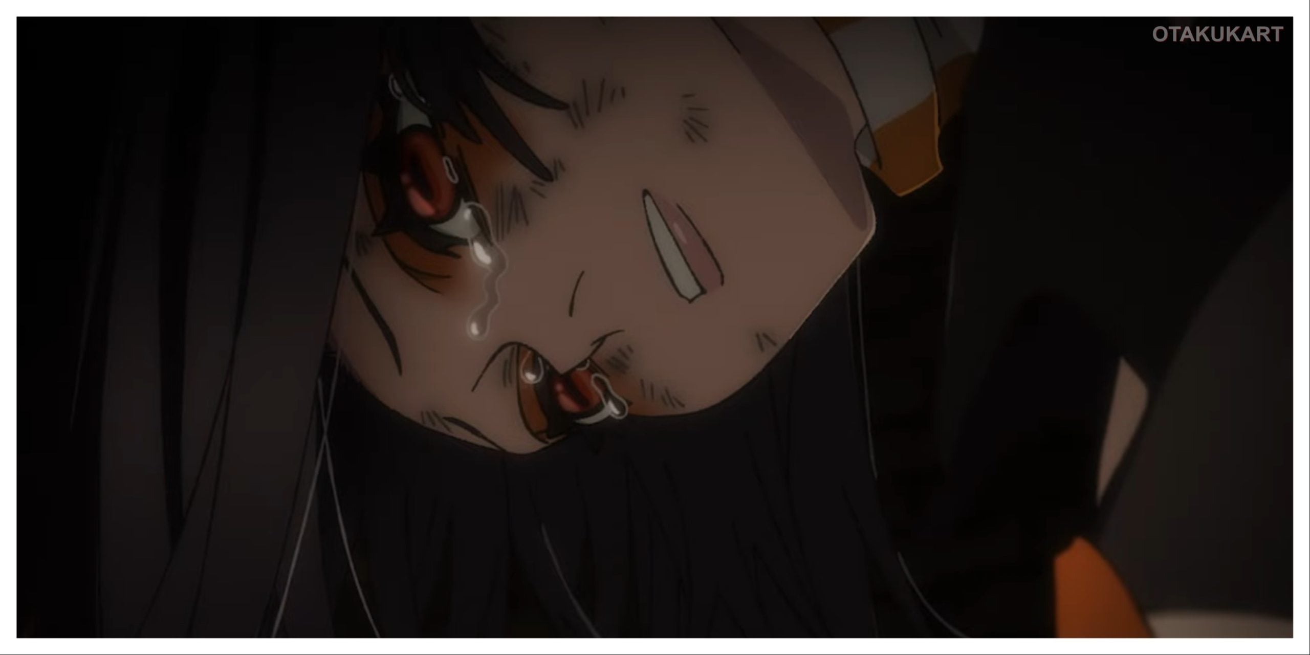 Rudo from Gachiakuta Season 2 shown crying in a dramatic close-up scene