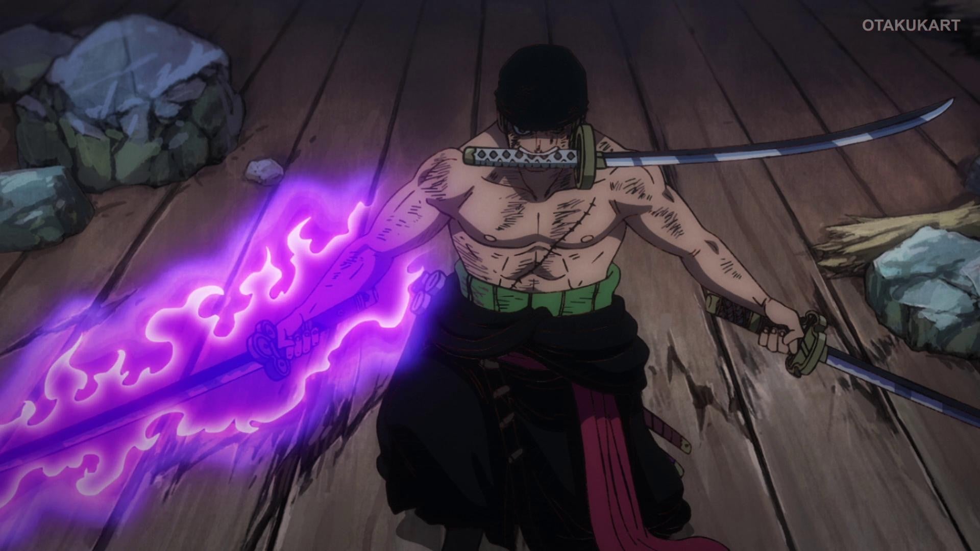 Enma at Full Power with Advanced Conqueror's Haki from One Piece