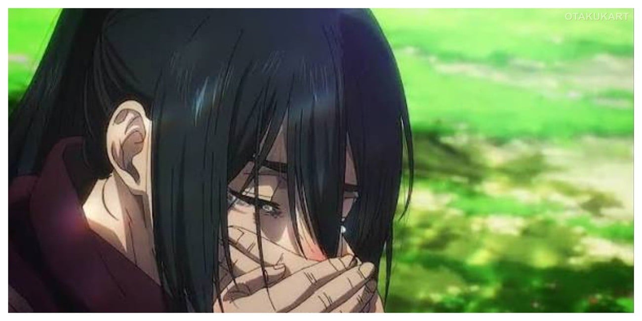 The Final Goodbye at Eren's Grave from Attack on Titan
