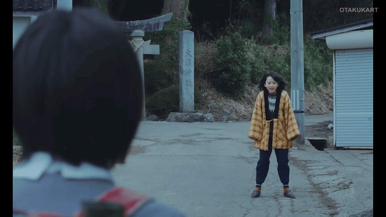 Young Kyomoto meets Fujino in the Look Back live-action film