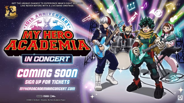 My Hero Academia in Concert Reveals First-Look Video Ahead of Fall World Tour