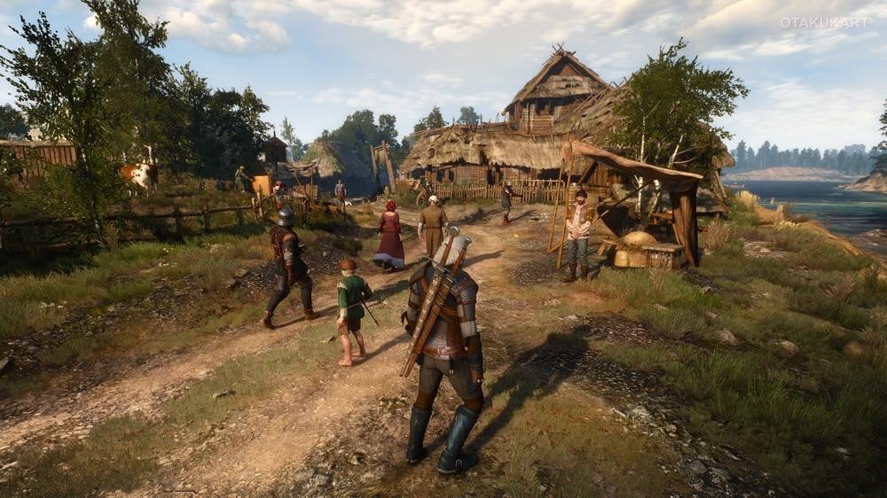 The Witcher 3 Lead Designer Says Making Villages Feel Real Led to NPCs Dropping Babies When Geralt Started Fighting