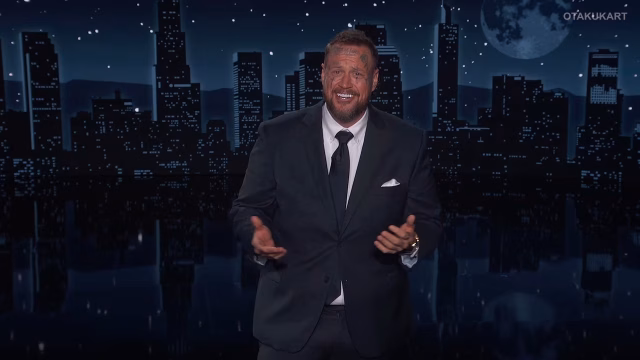 Jelly Roll Says Trump “Fumbled” Flag-Waving and Jokes About His Weight During Jimmy Kimmel Live Monologue
