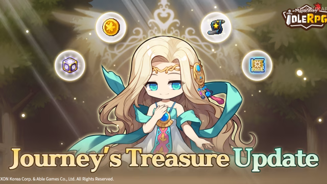 MapleStory: Idle RPG Journey’s Treasure Update Adds New EXP System and Legendary Artifacts