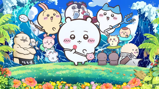 Chiikawa, Hachiware and Usagi on Mermaid Island