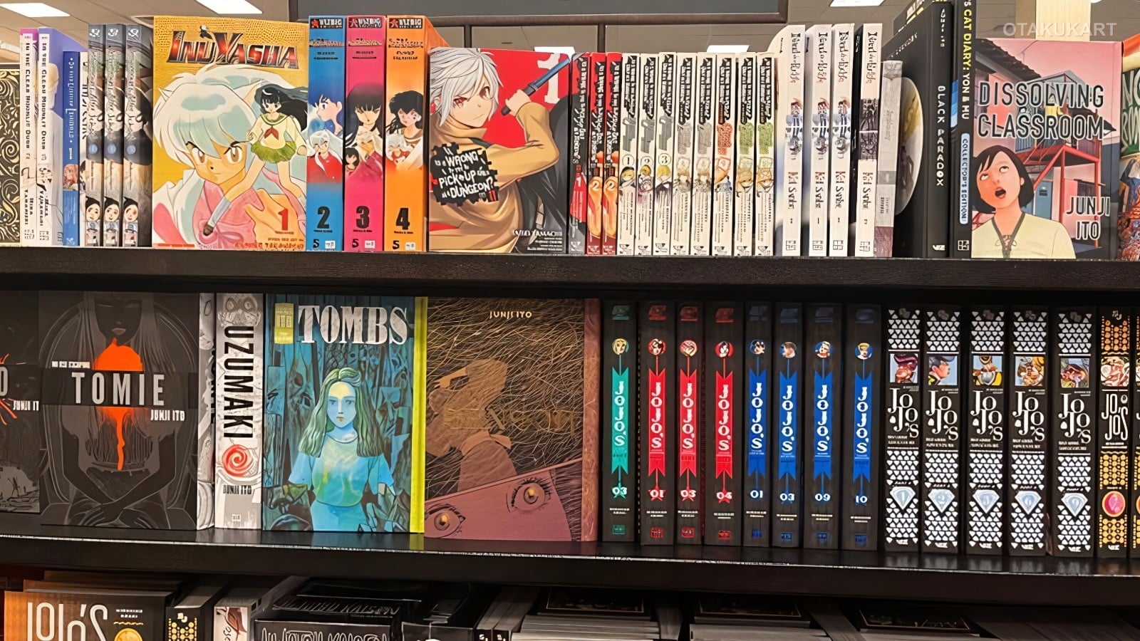 Manga And Horror Comic Books On Store Shelves