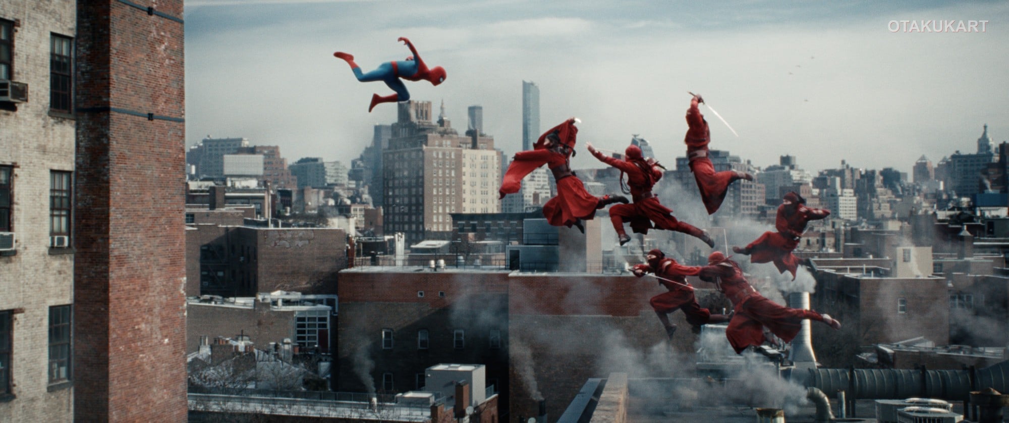 Spider-Man battles multiple enemies in Spider-Man: Brand New Day