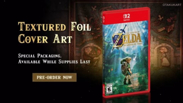 Zelda: Ocarina of Time Switch 2 Physical Pre-Orders Are Live With $10 Discount as 27GB File Size Revealed