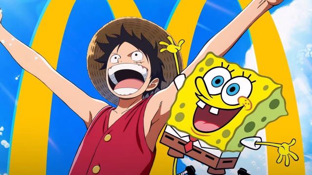 SpongeBob x One Piece McDonald’s Happy Meal Gets New Animated Intro Ahead of September Launch