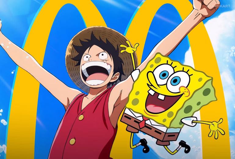 Monkey D. Luffy and SpongeBob SquarePants