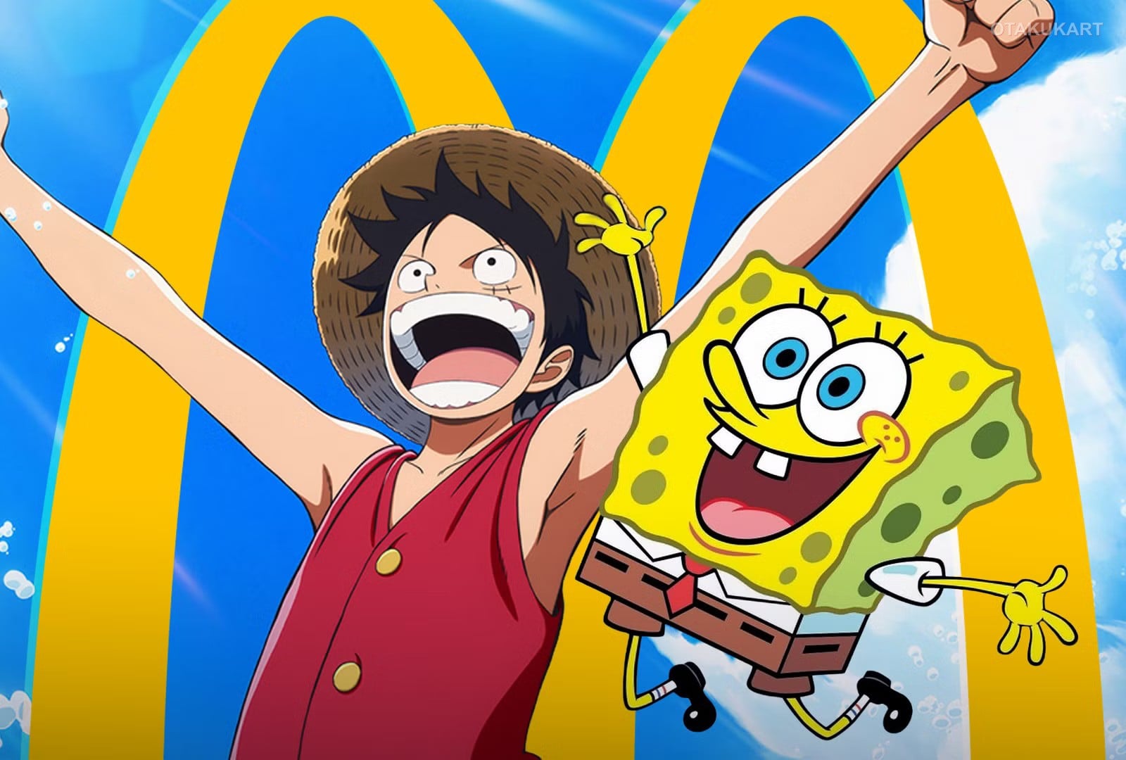 Monkey D. Luffy and SpongeBob SquarePants