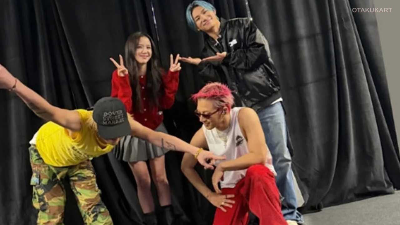BLACKPINK Jisoo Reunites With BIGBANG Backstage in London