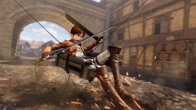 Attack on Titan 3 Improves ODM Gear Movement, Letting Players Swing Around Like Spider-Man, According to Hands-On Preview