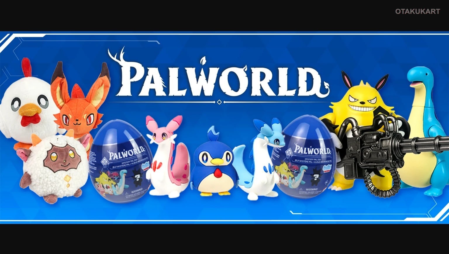 Palworld Launches Its First Official Toy Collection Featuring Grizzbolt, Chillet, and Mystery Eggs