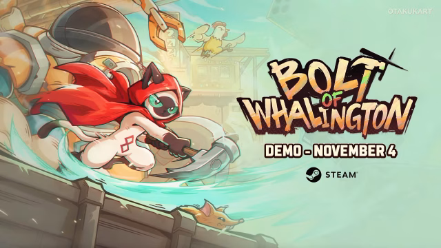 Bolt of Whalington Reveals New Teaser as Free Steam Demo Launches November 5