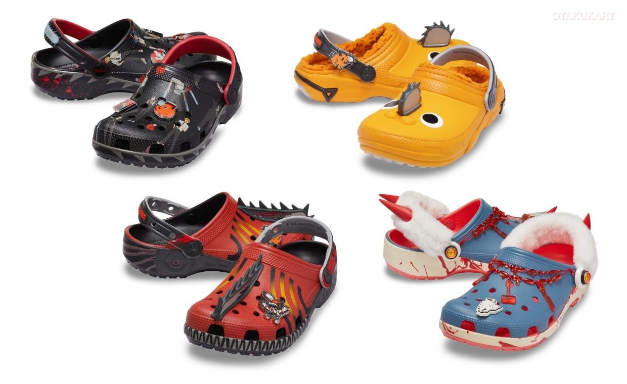 Chainsaw Man x Crocs Collection Debuts Early at NYCC, Featuring Denji, Power, and Pochita Clogs