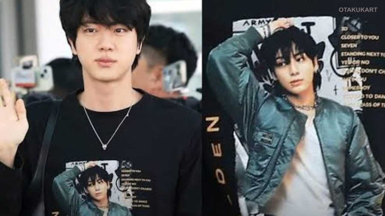 BTS Star Jin Stuns Fans With Jungkook Portrait Shirt